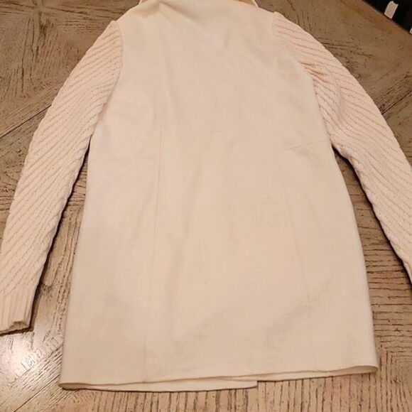 VINCE size S cream wool jacket - Picture 8 of 11
